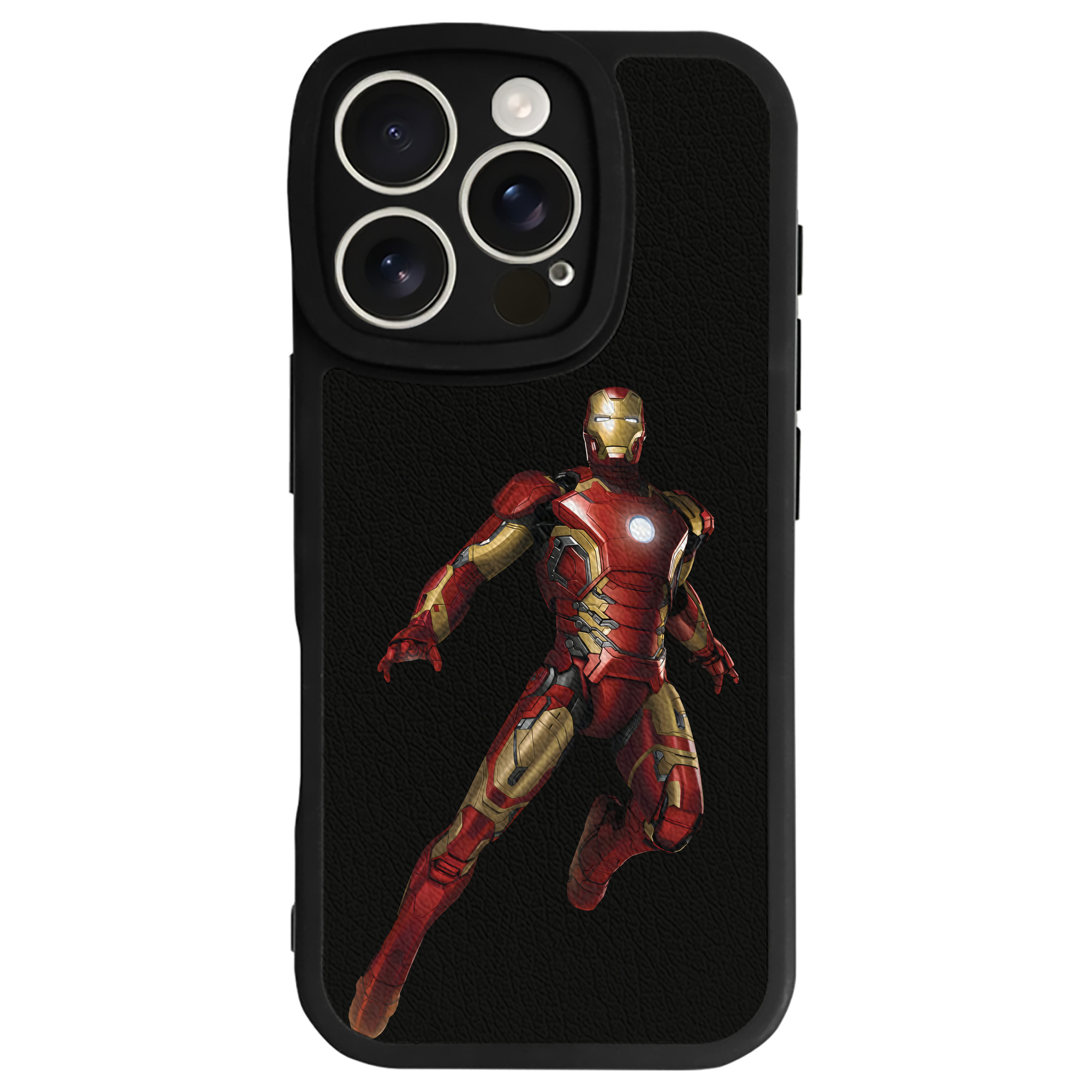 （画像用） アベンジャーズ The Avengers 【iPhone 16シリーズ対応】シリコンスマホケース（レザー調） 材質：シリコン